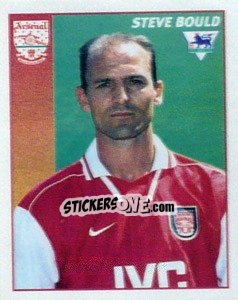 Figurina Steve Bould - Premier League Inglese 1996-1997 - Merlin