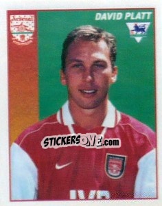Cromo David Platt - Premier League Inglese 1996-1997 - Merlin
