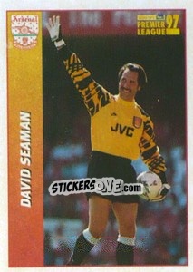 Figurina David Seaman (Keeper) - Premier League Inglese 1996-1997 - Merlin