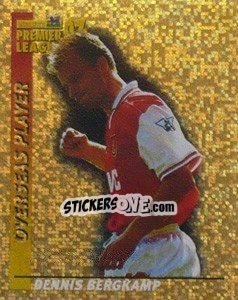 Cromo Dennis Bergkamp (Overseas Player) - Premier League Inglese 1996-1997 - Merlin
