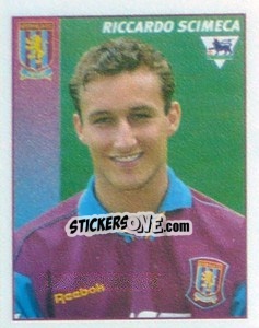 Sticker Riccardo Scimeca - Premier League Inglese 1996-1997 - Merlin