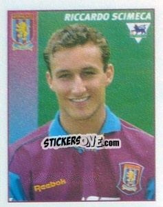 Figurina Riccardo Scimeca - Premier League Inglese 1996-1997 - Merlin