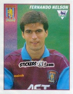 Sticker Fernando Nelson - Premier League Inglese 1996-1997 - Merlin