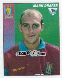 Sticker Mark Draper - Premier League Inglese 1996-1997 - Merlin