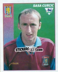 Sticker Sasa Curcic - Premier League Inglese 1996-1997 n. 44 - Merlin