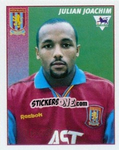 Sticker Julian Joachim - Premier League Inglese 1996-1997 n. 48 - Merlin