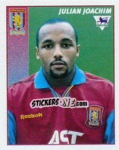 Figurina Julian Joachim - Premier League Inglese 1996-1997 - Merlin