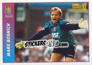 Sticker Mark Bosnich (Keeper) - Premier League Inglese 1996-1997 n. 52 - Merlin