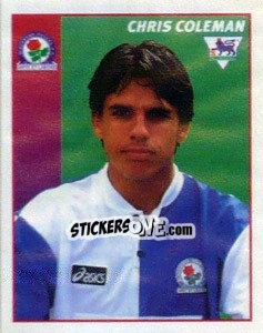 Figurina Chris Coleman - Premier League Inglese 1996-1997 - Merlin