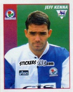 Cromo Jeff Kenna - Premier League Inglese 1996-1997 - Merlin