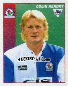 Figurina Colin Hendry - Premier League Inglese 1996-1997 - Merlin