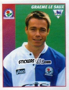 Sticker Graeme Le Saux - Premier League Inglese 1996-1997 n. 63 - Merlin