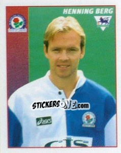 Cromo Henning Berg - Premier League Inglese 1996-1997 - Merlin
