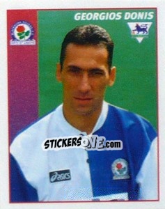 Sticker Georgios Donis - Premier League Inglese 1996-1997 - Merlin