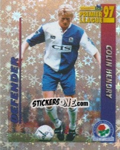 Sticker Colin Hendry (Defender) - Premier League Inglese 1996-1997 - Merlin