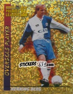Sticker Henning Berg (Overseas Player) - Premier League Inglese 1996-1997 - Merlin