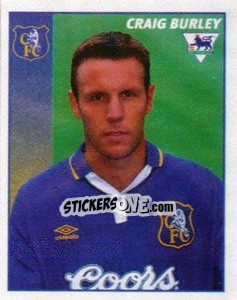 Figurina Craig Burley - Premier League Inglese 1996-1997 - Merlin