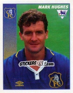 Sticker Mark Hughes - Premier League Inglese 1996-1997 - Merlin