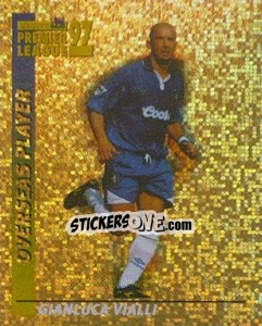 Sticker Gianluca Vialli (Overseas Player) - Premier League Inglese 1996-1997 n. 105 - Merlin
