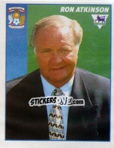 Sticker Ron Atkinson (Manager) - Premier League Inglese 1996-1997 n. 107 - Merlin
