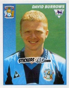 Cromo David Burrows - Premier League Inglese 1996-1997 - Merlin