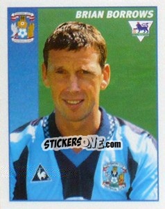 Sticker Brian Borrows - Premier League Inglese 1996-1997 - Merlin