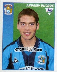 Sticker Andrew Ducros - Premier League Inglese 1996-1997 - Merlin