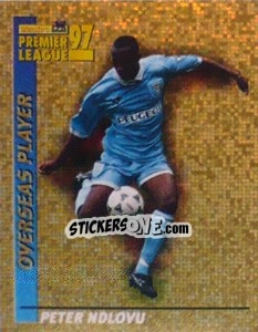 Sticker Peter Ndlovu (Overseas Player) - Premier League Inglese 1996-1997 n. 131 - Merlin