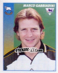 Sticker Marco Gabbiadini - Premier League Inglese 1996-1997 n. 149 - Merlin