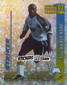 Sticker Dean Sturridge (Striker) - Premier League Inglese 1996-1997 n. 155 - Merlin