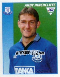 Sticker Andy Hinchcliffe - Premier League Inglese 1996-1997 n. 166 - Merlin