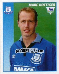 Sticker Marc Hottiger - Premier League Inglese 1996-1997 - Merlin
