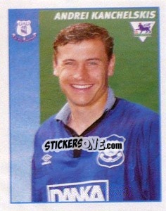 Sticker Andrei Kanchelskis - Premier League Inglese 1996-1997 n. 174 - Merlin
