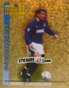 Sticker Andrei Kanchelskis (Overseas Player) - Premier League Inglese 1996-1997 - Merlin