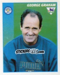 Figurina George Graham (Manager) - Premier League Inglese 1996-1997 - Merlin
