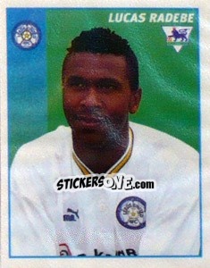 Cromo Lucas Radebe - Premier League Inglese 1996-1997 - Merlin