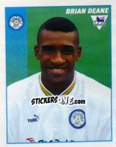 Figurina Brian Deane - Premier League Inglese 1996-1997 - Merlin