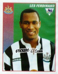 Sticker Les Ferdinand - Premier League Inglese 1996-1997 n. 347 - Merlin