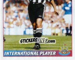 Sticker Alan Shearer (International Player - 2/2) - Premier League Inglese 1996-1997 - Merlin