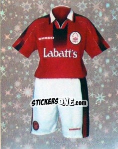 Sticker Home Kit - Premier League Inglese 1996-1997 n. 358 - Merlin