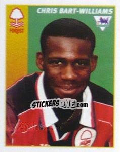 Figurina Chris Bart-Williams - Premier League Inglese 1996-1997 - Merlin