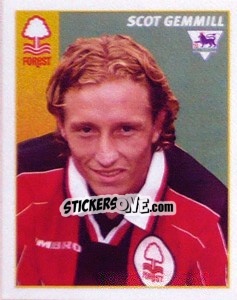 Figurina Scot Gemmill - Premier League Inglese 1996-1997 - Merlin