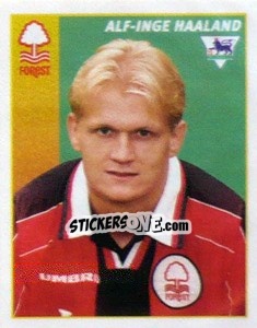 Cromo Alf-Inge Haaland - Premier League Inglese 1996-1997 - Merlin