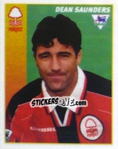 Sticker Dean Saunders - Premier League Inglese 1996-1997 - Merlin