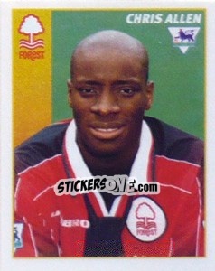 Sticker Chris Allen - Premier League Inglese 1996-1997 n. 374 - Merlin