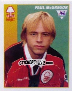 Sticker Paul McGregor - Premier League Inglese 1996-1997 - Merlin