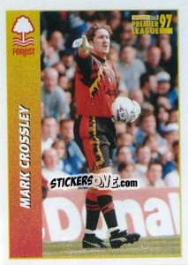 Sticker Mark Crossley (Keeper) - Premier League Inglese 1996-1997 n. 380 - Merlin