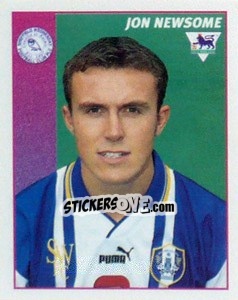 Sticker Jon Newsome - Premier League Inglese 1996-1997 - Merlin