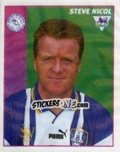 Sticker Steve Nicol - Premier League Inglese 1996-1997 - Merlin