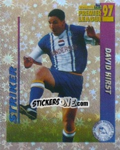 Sticker David Hirst (Striker) - Premier League Inglese 1996-1997 - Merlin